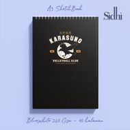 SHIIN PREMIUM SKETCH BOOK KARASUNO VOLLEYBALL CLUB COVER A5 SIZE