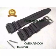 RUBBER STRAP CASIO AE1000 WATCHTALI/AE1000/AE1000.