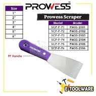 Prowess PP Scra Steel Scraper - 1" / 2" / 3" / 4  "/ 5 " / 6 "