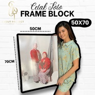 PRINT PHOTO FRAME BLOCK 50x70 CUSTOM PHOTO/ GLOSSY PHOTO PRINT/ photo FRAME/cadutproject photo print