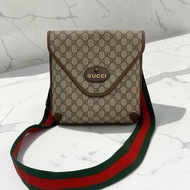 莉亞精品♡ Gucci 598604 虎頭老花斜背包 二手