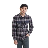KEMEJA FLANEL EIGER NEWBURGH FLANNEL SHIRT - GREY