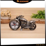 Motorcycle Alarm Clock, Motor Table Clock for Home Decor Classic Gold Silver Decoration Home