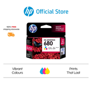 HP 680 Single Pack | Black or Tri-color Original Ink Advantage Cartridge | HP Deskjet Printer 1115 2135 3635 4535 5075 [F6V27AA F6V26AA] Say No to Refill