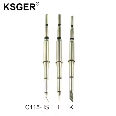 KSGER C210 C115 C245 Soldering Iron Tips Handle Welding Tools Nozzle Grip Compatible Iron Tip For JB