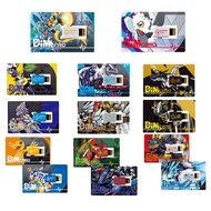 BANDAI Digimon Adventure DIM Memory Card Agumon Fighting Greymon Life Bracelet Kids Toys Birthday Gi