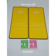 LAYAR Tempered Glass 9D Full HD Samsung A80 Glass Screen Protector