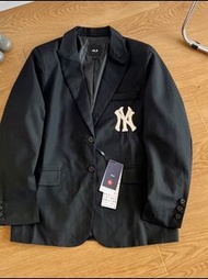 韓國預訂MLB korea  NY 大刺繡logo 口袋款 長袖西裝外套
