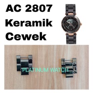 Alexandre Christie Original AC 2807 Women's Watch Ceramic Chain Strap Connection