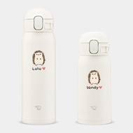 【客製化禮物】小愛心文字 刺蝟 象印彈蓋360/480ml保溫瓶 PU045