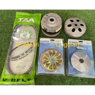 Benelli VZ125I vz 125 scooter Front Pulley Set/Pulley Fans/ Auto Belting/ Rear pulley set/ Depan Pul