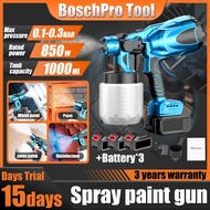 3 Years Warranty 850W 1000ml  Cordless Electric Spray Gun Portable Paint Sprayer Household Paint Sprayer Battery Makita