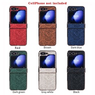 Premium Electroplated Leather Dragon - Pattern Hard PC Case for Samsung Galaxy Z Flip 6 F741U, Shock