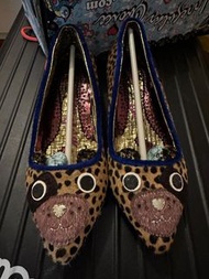 Irregular Choice.com 豹紋平底鞋 全新