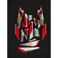 MERAH Striping sticker f1zr fizr 2002 red striping f1zr 2002 red sporty