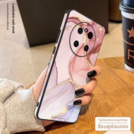 SH | เคสโทรศัพท์สีโรสโกลด์หรูหราสำหรับ Huawei Mate 50 & Mate 50 Pro