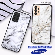 Softcase Glass Kaca SAMSUNG A33(5G) A53(5G) - Casing hp SAMSUNG A33(5G) A53(5G) [ S32 ].