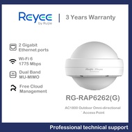 Ruijie-Reyee RG-RAP6262(G) Wi-Fi 6 AX1800 AX3000 Outdoor Omni-directional Access Point And Adapter