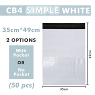 Packman CB4 Parcel Bag With Pocket Parcel Plastic With Pocket Flyers With Pocket Plastik Postage 快遞袋