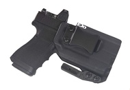 IWB Kydex Holster Compatible with Glock 19 23 32 w/Olight Baldr Mini Optic Cut -The Paladin Series-