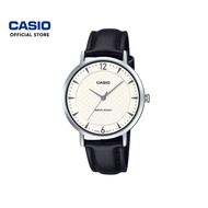 Casio General LTP-VT04L-7A2 Black Leather Band Women Watch