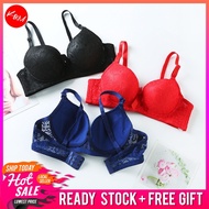 KM Women Size 38-42 Specially Lace Underwire Bra With Wire Lingerie Bras [L33265]