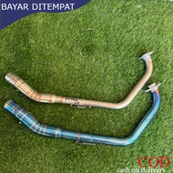 Exhaust neck bluemon r15V3 and 50 mm inlet stainless steel r15 new V3 v4 xsr 155 mt15