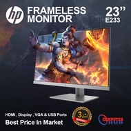 HP EliteDisplay E233 computer monitor 58.4 cm (23") 1920 x 1080 pixels Full HD LED