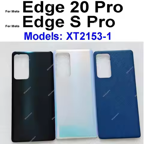 For Motorola MOTO Edge 20 Pro Edge S Pro XT2153-1 Back Battery Door Housing Cover Rear Cover Back Ba