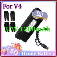 New 4DRC V4 Battery For V4 Drone Battery RC Quadcopter Replacement Accessory Parts 3.7V 1200mAh