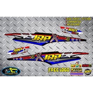 Honda Wave 100 JRP x DAENG Sai4 Stock Decals Sticker