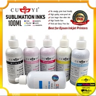 4 Colors Cuyi Sublimation Ink 100ml. CMYK-CEBULONG CUYI