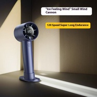 SADA 120-speed outdoor small fan USB charging mini digital display ice cooling high-speed handheld s