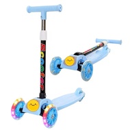 Adjustable Foldable Kid Scooter Flash Wheel LED Light Balance 3 Wheel Bike Skuter Budak Scooter