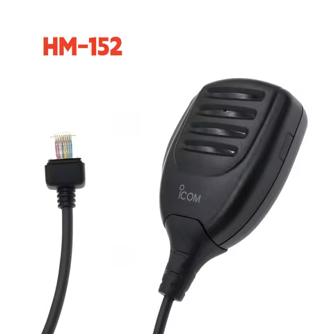 ICOM HM-152 Handheld PTT Microphone with Speaker for IC-2820H IC3600FI IC2720 A110 F221 F5011 F6011 