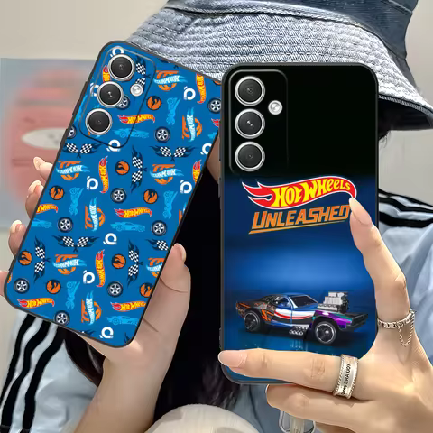 Mobile Hot Wheel Phone Case for Samsung Galaxy S25 S24 S23 S22 S21 S20 S10 S9 Plus FE Ultra Lite Bla
