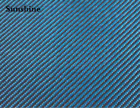 190gsm Blue Twill Carbon Aramid Fiber Hybrid Fabric For Sport Products New-materials 3k Carbon Fiber