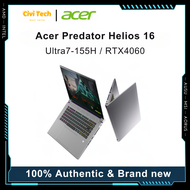 Acer Predator Helios 16 AI Laptop Ultra7-155H RTX4060 Acer Gaming Laptop Acer Predator Laptop 16 Ace