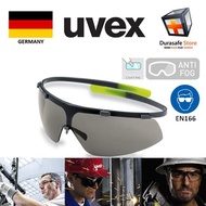 Kính Bảo Hộ UVEX 9172281 Super G Safety Glasses Lime Frame Grey Supravision NC Len (Tròng Xám Khói G
