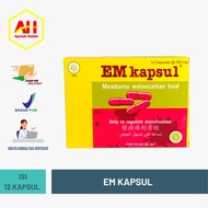 Em Kapsul Emkapsul M Kapsul pak 12 kapsul obat pelancar haid obat Em Kapsul