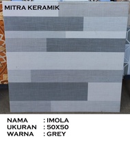 Keramik Lantai 50x50 Imola Grey - Sun Power