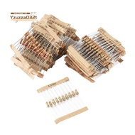 500pcs 50 Values 1/2W 0.5W 5% Carbon Film Resistors Assorted Kit Set