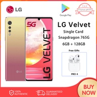 LG VELVET 5G SmartPhone 8GB RAM + 128GB ROM single screen Mobile Phone Snapdragon 765G 6.8 Screen Ce