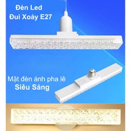 Bóng đèn led siêu sáng TÍCH ĐIỆN màu ánh pha lê hiện đại 18W/28W chuôi xoáy E27 tiết kiệm điện bảo v