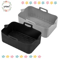 YEWW Air Fryer Baking Tray, Reusable Silicone Air Fryer Basket, Rectangle Rectangle Basket Container