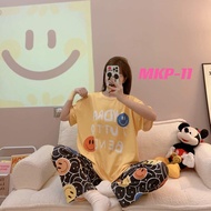 terno women pambahay sleepwear for women pajama Good Quality Adult Cotton Pajama Terno Makapal Tela