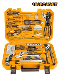 INGCO ชุดเครื่องมือช่าง 168 ชิ้น รุ่น HKTHP21681 ( Tools Set ) ชุดเครื่องมือ เครื่องมือช่างพร้อมกระเ