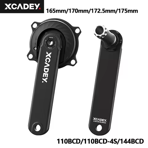 Power Meter XCADEY Crankset 170MM 172.5MM 175MM MTB 104BCD-4S Road 110BCD 110BCD-4S 4H 5H 144BCD Roa