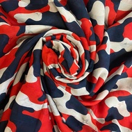 二手LOUIS VUITTONMonogram 迷彩披肩 M71620，海軍藍