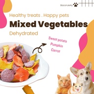 Pet Treats. Dehydrated mix vegetables 60g, dog treats. hamster treats. rabbit treats